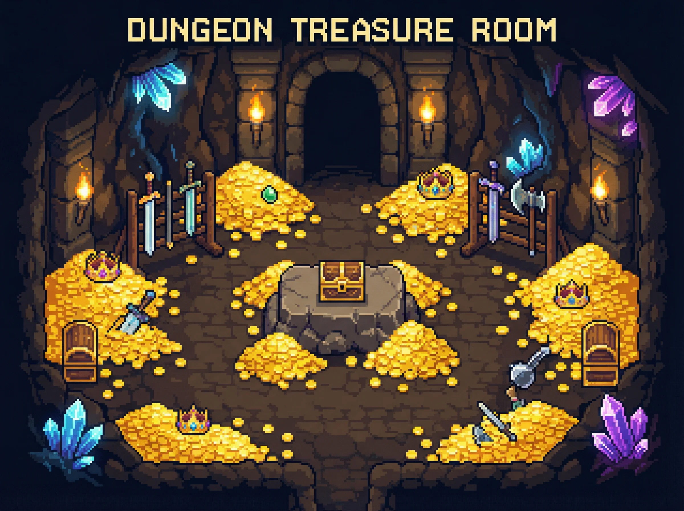 像素画廊：地牢宝藏室 - 森林舞会 玩家作品